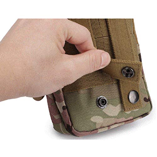 menolana Bolsa de cintura masculina oxford fanny pacote cinto telefone gota sacos de perna zíper mil