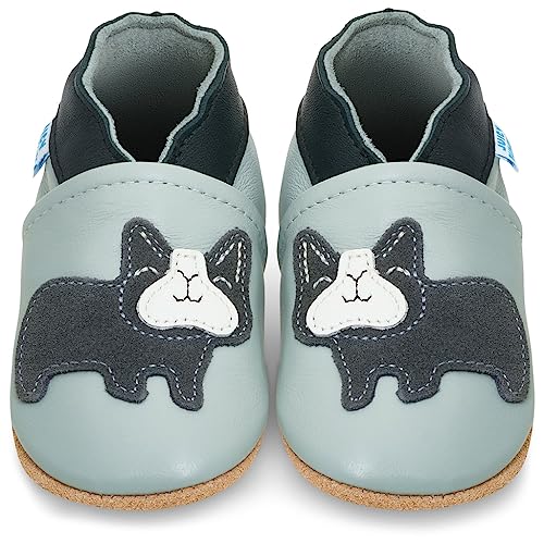 Zapatillas Casa Niño - Zapato Bebe Niño - Zapatos Bebes - Calzados Bebe Niño - Bulldog Gris...