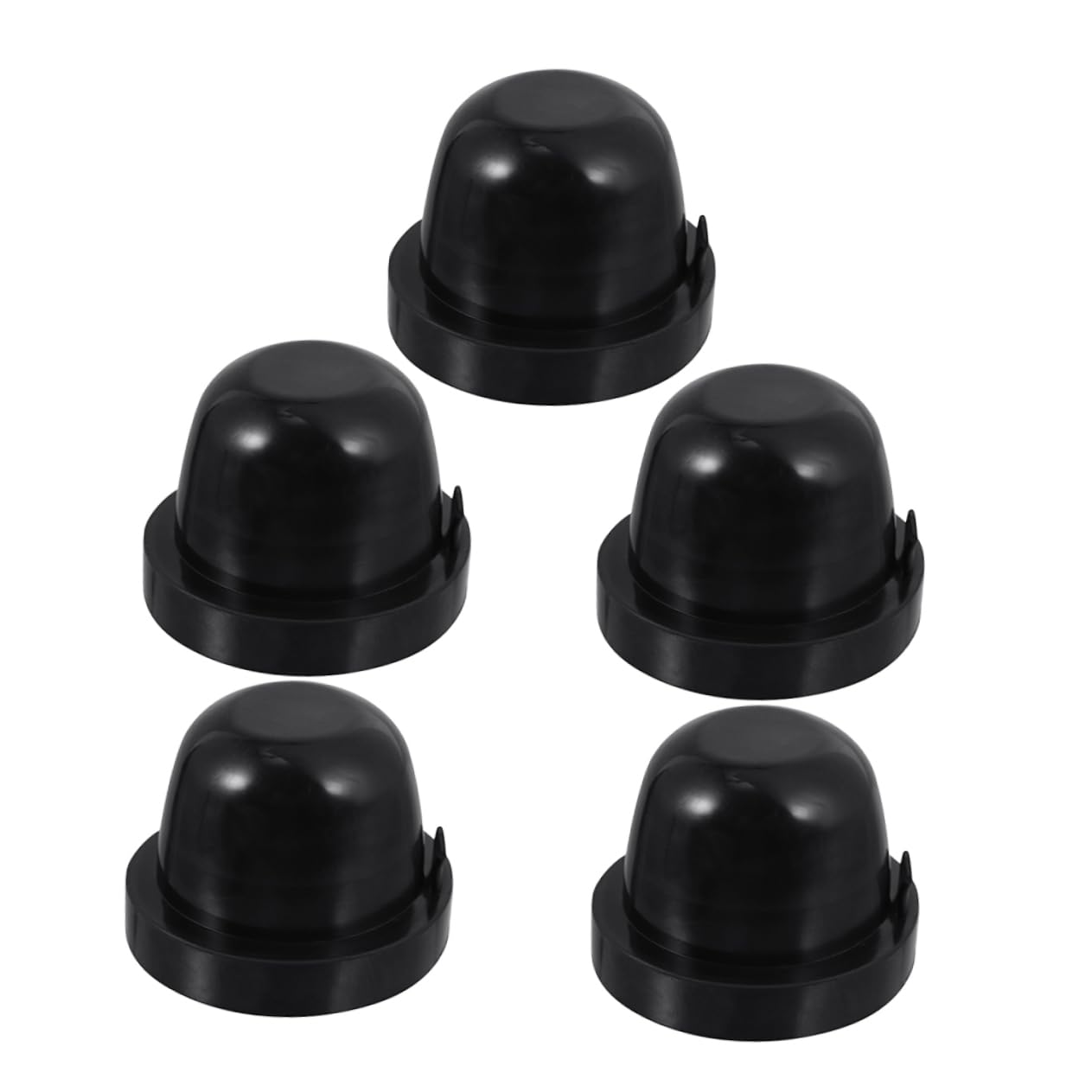 SOESFOUFU 5Pcs Car Headlight Cover Rubber Auto Headlight Sealant Photosensitive Dust Protector for Enhanced Durability and Easy Installation