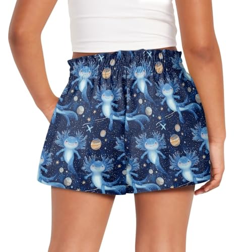 Yzaoxia Girls Athletic Shorts Sports Running Shorts Active Shorts for Gym Workout High Waisted Shorts Activewear 1-16 Years2