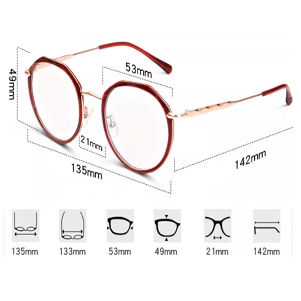 NILZA Rund Lesesonnenbrille Multifokale Lesebrille Progressive Sonnenbrille Große Gläser Sonnenleser Lesehilfe Brillen UV Schutz (Color : Black, Size : 3.5X)