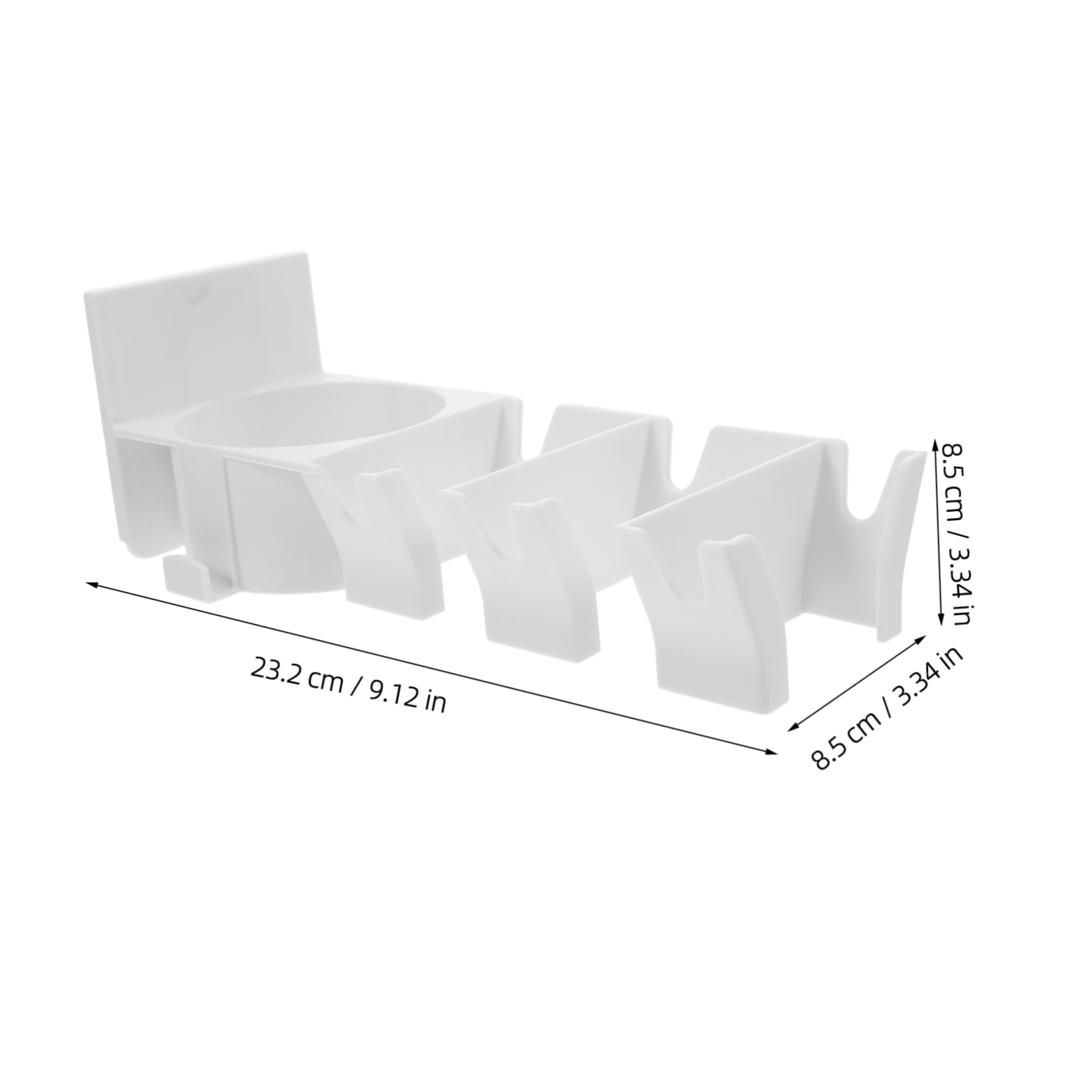 Cabilock Sports Equipment Organizer Multi-racket Capacity Easy Accessible Badminton Racket Storage Rack No Drilling Required