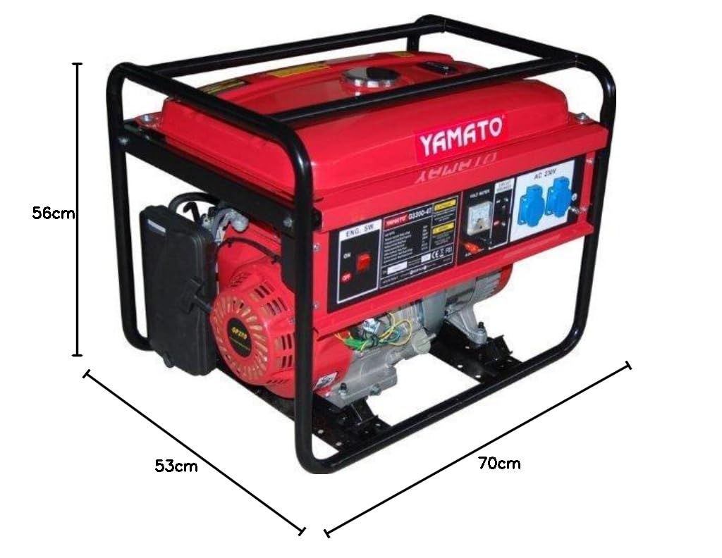 Moto Generatore di Corrente Yamato mod. G-5500 5,5Kw 4T; 389 cc.