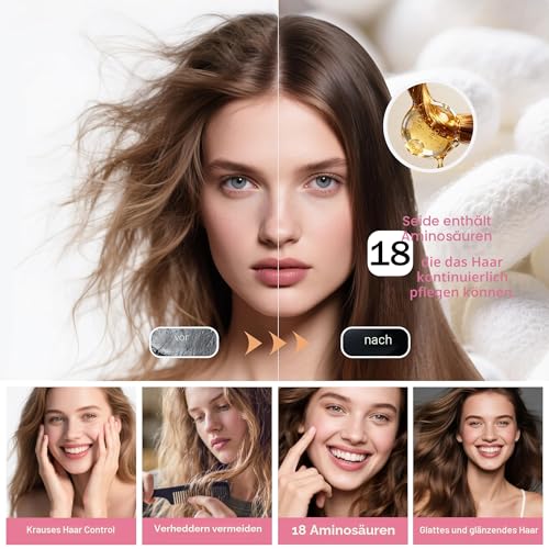 townssilk Beidseitig 100% 19momme Pure Maulbeerseide Kissenbezug für Haar und Haut Gesundheit… – Ansicht 5