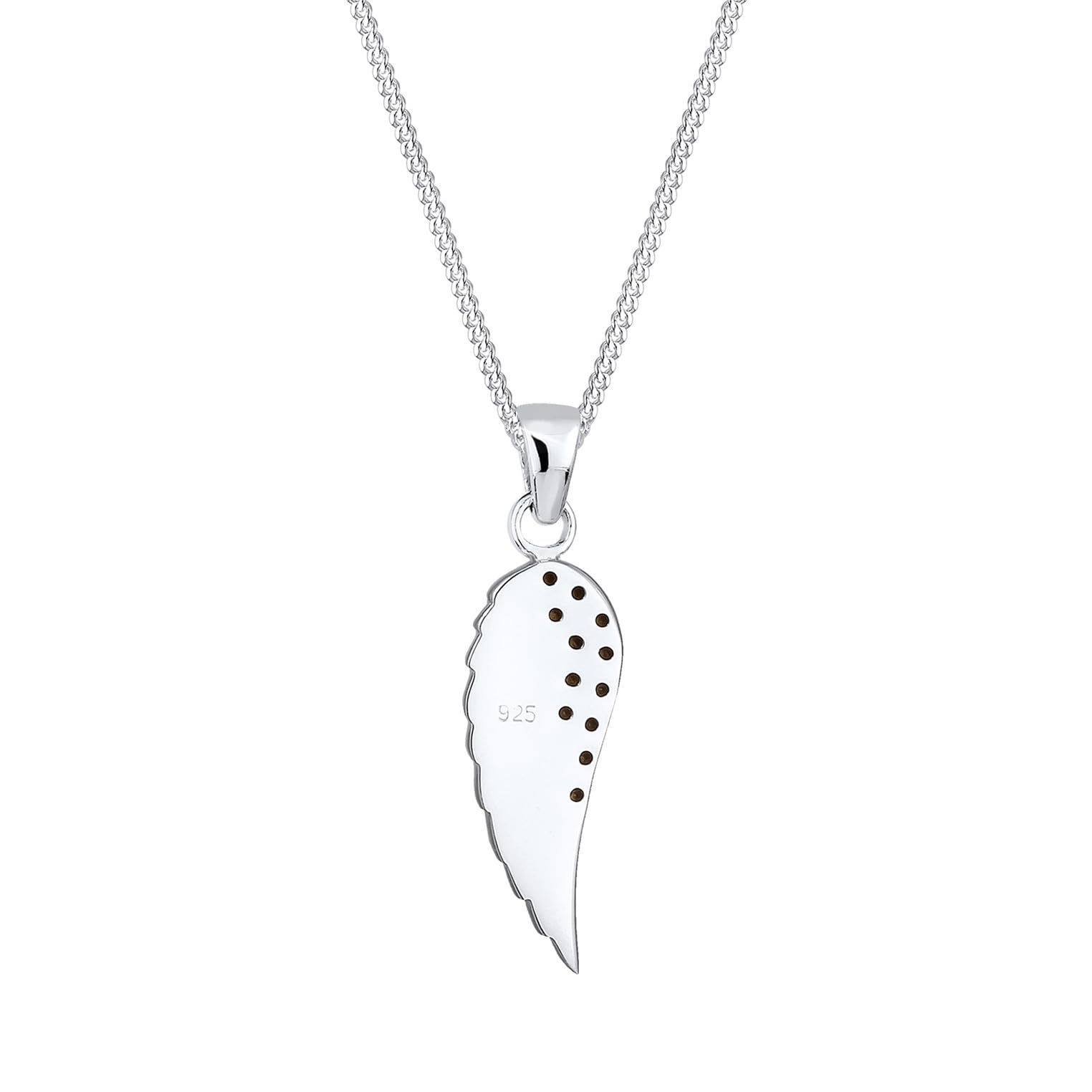 Elli Damen-Kette mit Anhänger Flügel 925 Sterling Silber Kristall Brillantschliff 0111462713_45