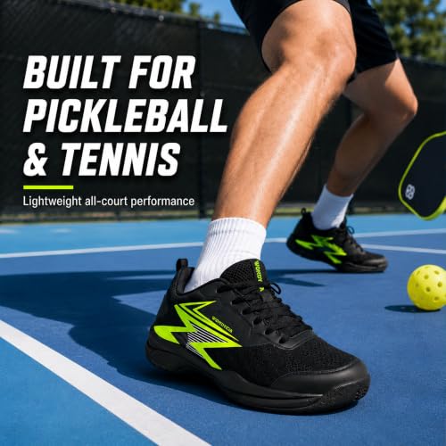Men's Tennis Shoes Lightweight Breathable Mesh Upper - Image 3