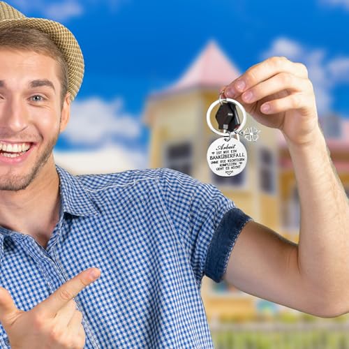 PEOVLVN 1 Stück Danke Schlüsselanhänger,geschenk für kollegin，Edelstahl Schlüsselanhänger,Abschieds Kollegen Schlüsselanhänger,Freundschaft geschenk Glücksbringer zum Geburtstag Rente Jobwechsel
