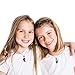 BGSHEMNI Best Friends Half Heart Pendant Necklace for Children, Kid's Best Friend Jewelry,Friendship Gift Girls BFF Necklaces-Love