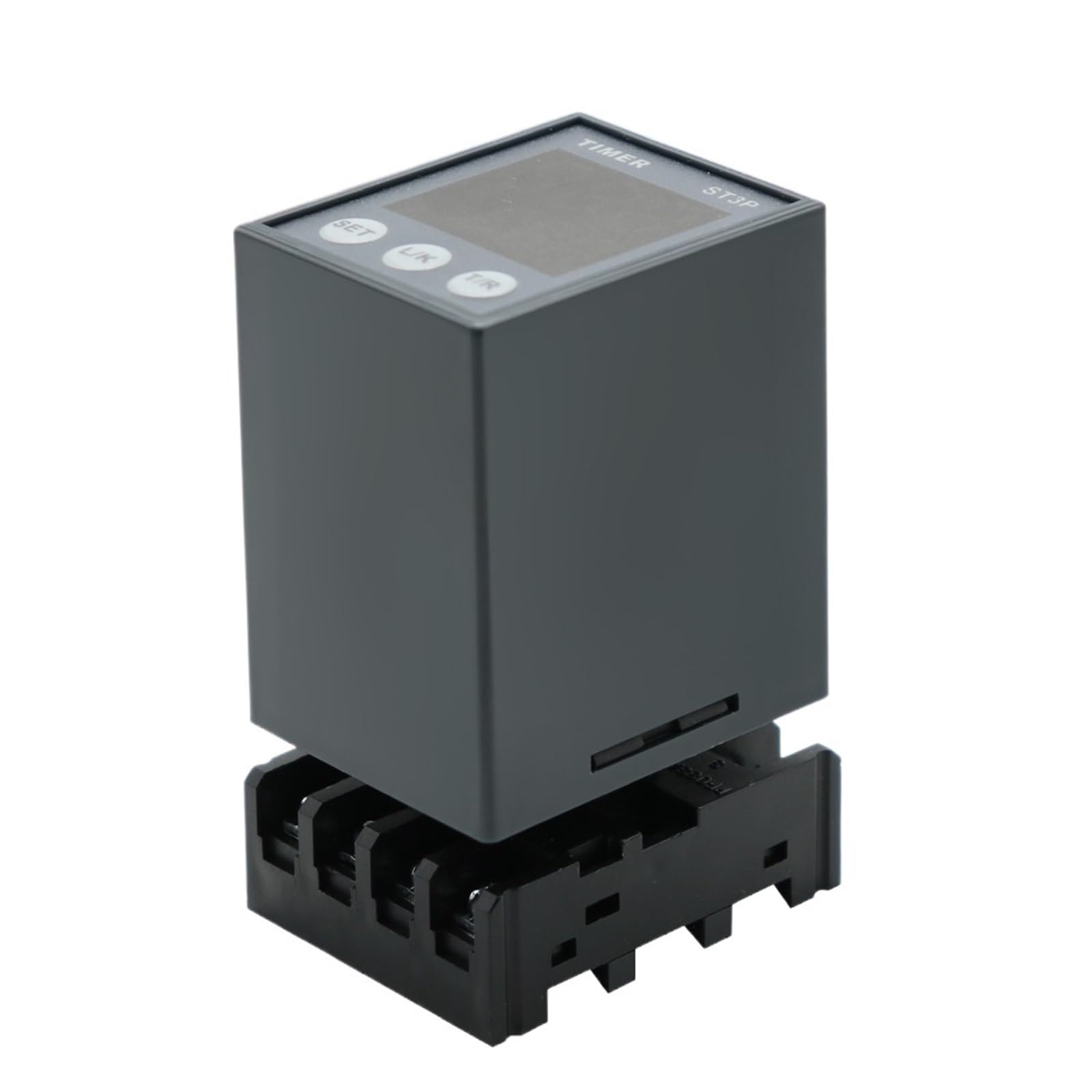 Relais temporisé LCD ST3P 12V AC DC programmable avec minuterie de précision
