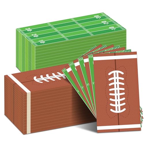 100pcs Football Party Decorations Football Napkins for Football Party Favors