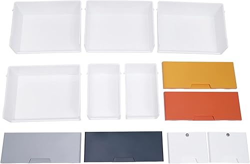 Miniatura 7 de Armario de almacenamiento con 6 cajones, cajones de armario de 5 capas, organizador alto con ruedas, organizador grande de almacenamiento de