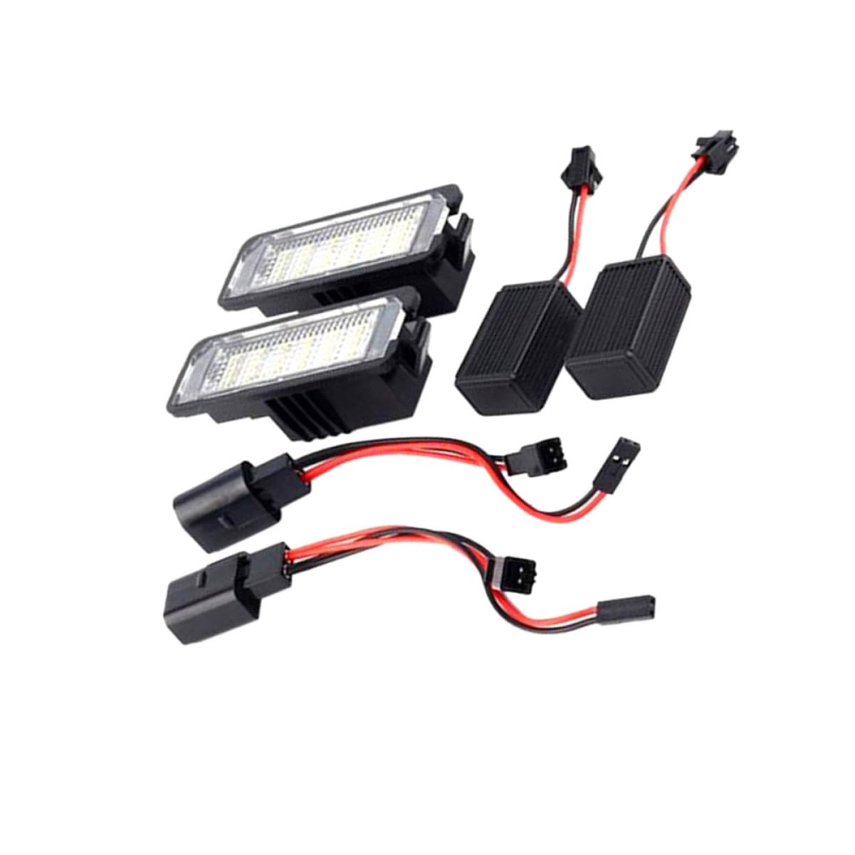 PartyKindom 12pezzi Targa Led Per Auto Di Facile Installazione Luce Omogenea e Brillante Compatibile Con Golf e Risparmio Energetico e Basso Consumo