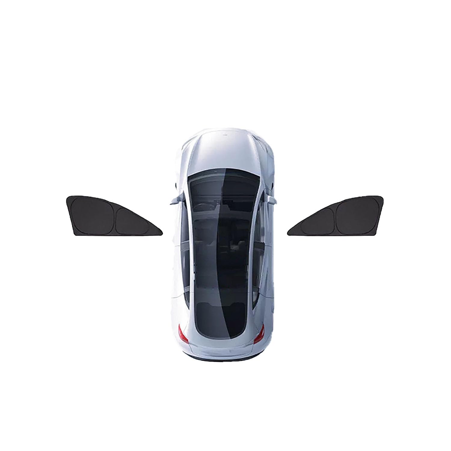 Voiture Magnétique Pare-Soleil Pour Hyundai Tucson 2015-2020 Fenêtres Pare Soleil Bloquer Les Rayons UV Thermo-Isolante Vie Privée Protection,2 Rear