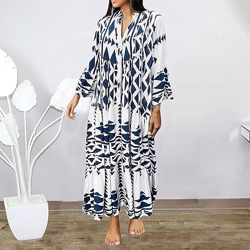 Robe chemise décontractée bleue pour rester fraîche au travail - 2