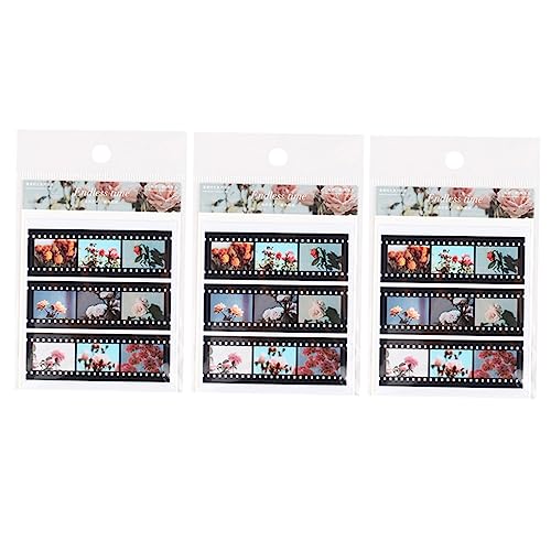 TEHAUX 6 Peças 3 Lindos Decalques DIY Decalques De Scrapbook Adesivos DIY Garrafas De Água Adesivos