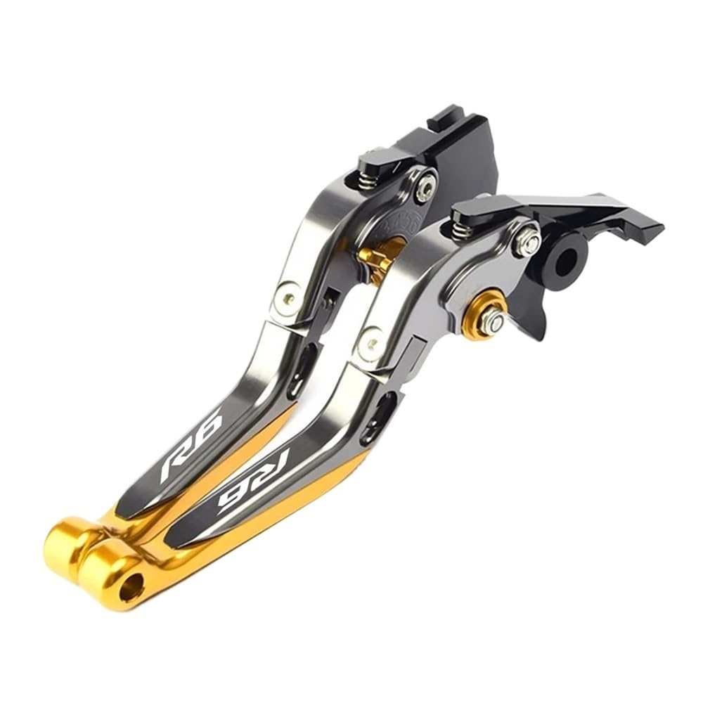 Xvasdgaer N For Ya&Maha Yzfr6 2005-2016 Cnc Clutch Levers Brake Set Adjustable Folding Handle Motorcycle Parts(N)
