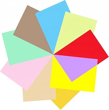Kichvoe 9Pcs Gel Light Filter Sheets A4 Size Plastic Sheets 11.6 x 8.2 Inch | 9 Colors Transparent Colored Overlays for Stage LED Light,Film, Video,Corrects Color Balance, Durable Plastic