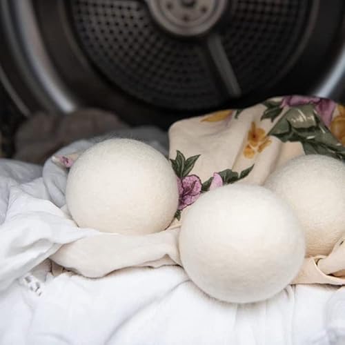 Wool Dryer Balls-Xl 3 & 6 Pack Natural Reusable Organic Handmade New Zealand Sheep Wool Tumble Laundry Dryer Ball-Alternative To Dryer Sheets, Reduce Wrinkles And Cut Drying Time (3) #TOP6