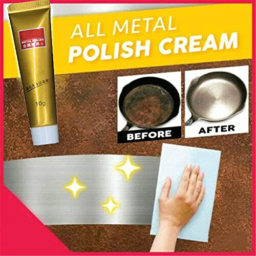 3Pcs Ultimate Metal Polish Cream, Instashine Metal Cream, Instashine Metal Polish Cream, Fixini All Metal Polish Cream, Ultra Metal Polishing Paste #TOP3