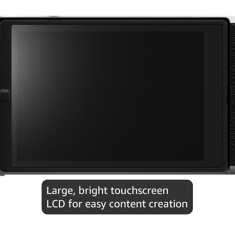 Fujifilm X-M5 Mirrorless Digital Camera XC15-45mmF3.5-5.6 OIS PZ Lens Kit - Silver