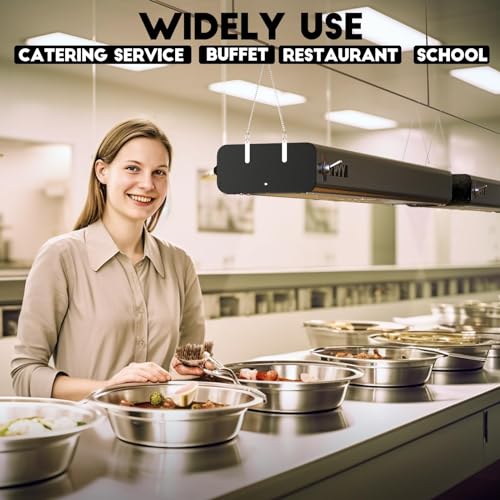 Pyy FY-701-90 35 Inch Food Heat Lamp Aluminum Infrared Strip Heater Overhead Food Warmer Light Electric Commercial Grade thumb #5
