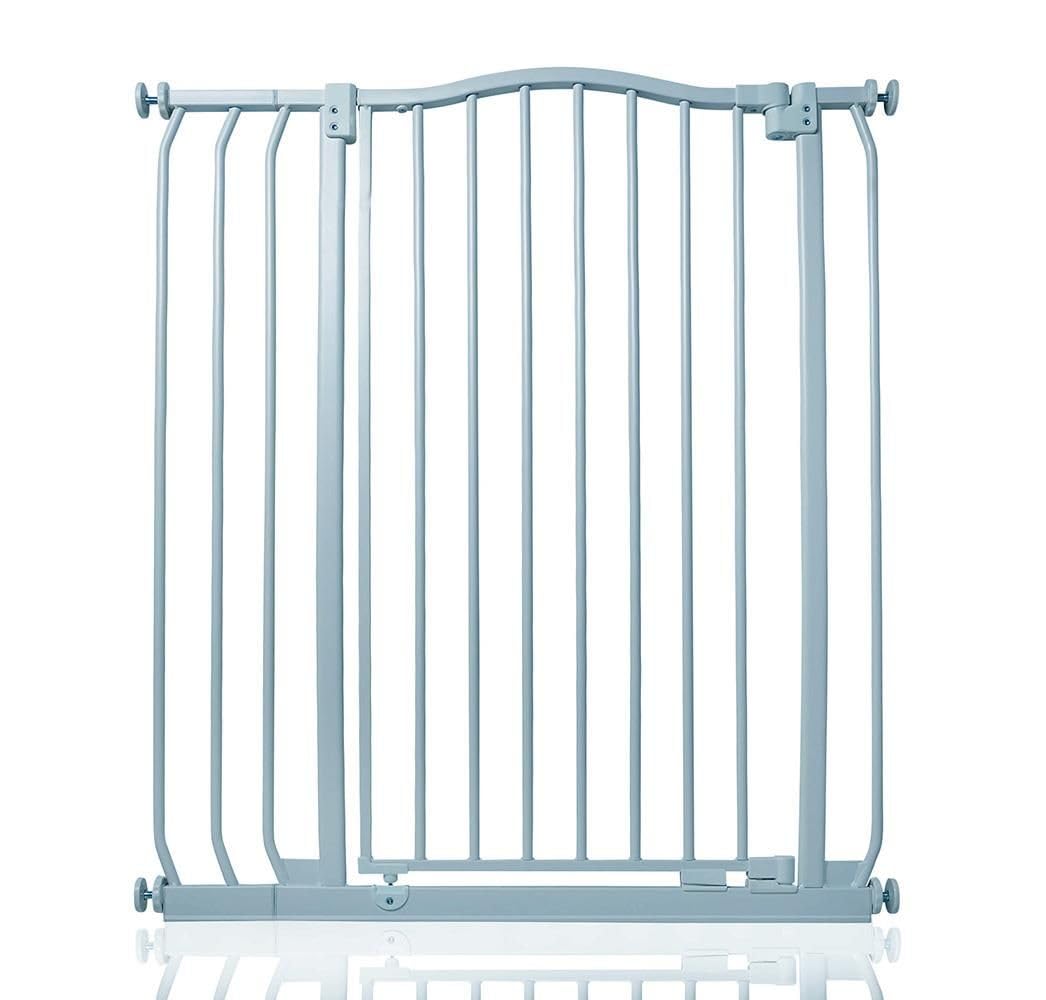Safetots Extra Tall Curved Top Safety Gate, 116cm - 125cm, Matt Black, Extra Tall 100cm in Height, Pressure Fit Stair Gate, Baby Gate for Doors Hallways and Spaces, Safety Barrier, Easy Installation — view 40