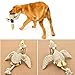 SanSiDo Pet Toy Dog Chew Toys Dental Teaser Rope Duck Cotton Squeaky Toy Teeth Cleaning Plush Nontoxic Bite-resistant Dog Play Toy for Pet Training Playing Chewing