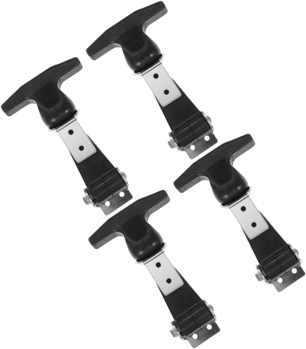 4pcs T Handle Draw Latches Heavy Duty Rubber Hasp