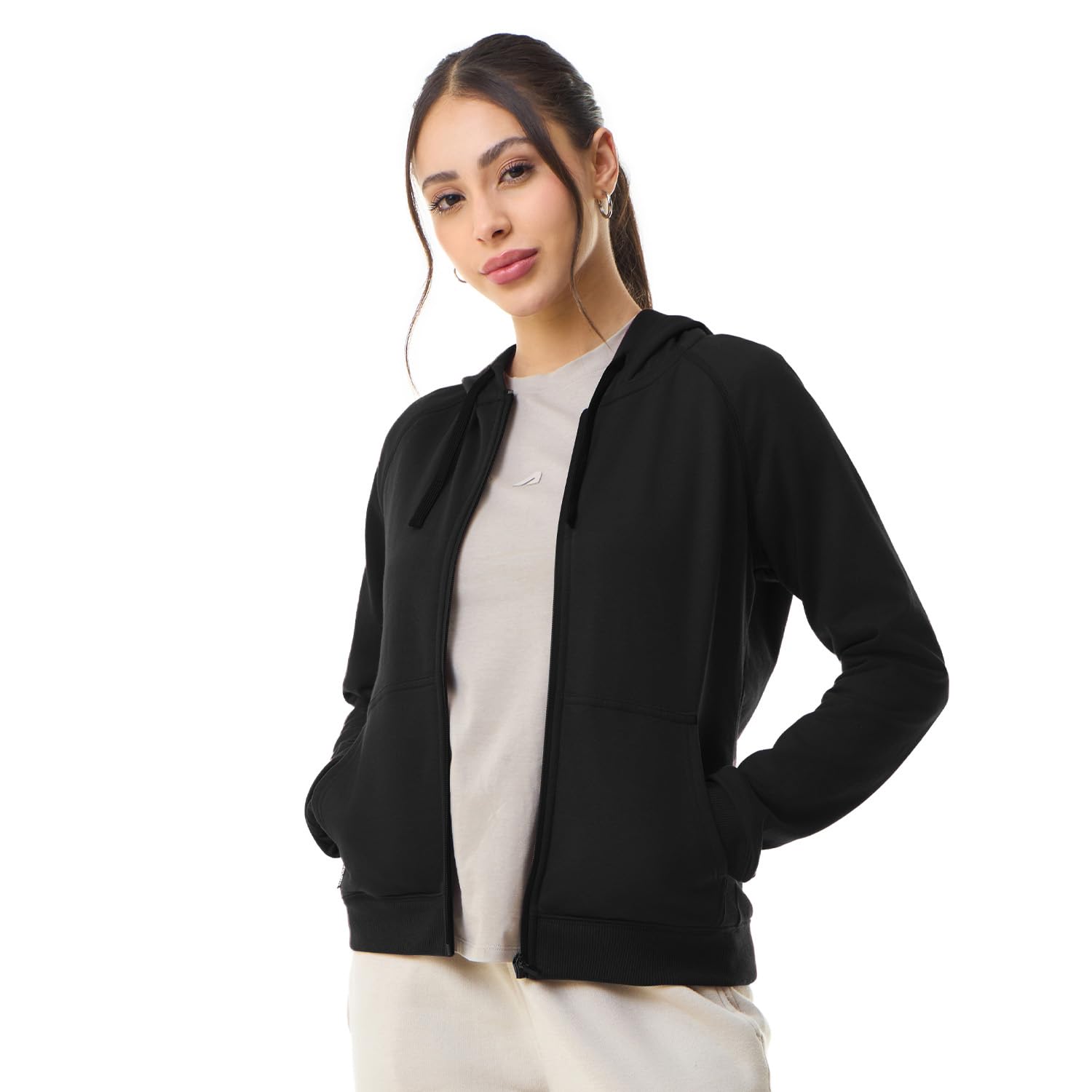 Cotton Blend Hoodie for Women Winter Wear for Women Stylish Winter Jacket for Women Stylish Sweater for Women Winter Wear Sweatshirts for Women Stylish Thermal Zipper Winter Tops