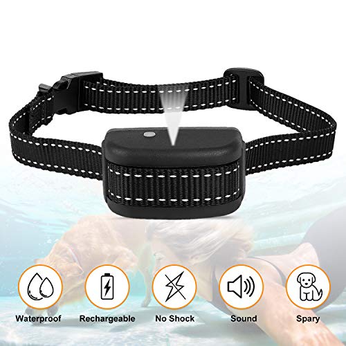 Zeonetak Rechargeable Spray Bark Collar, Citronella Dog Bark Collar Stop Barking Collar