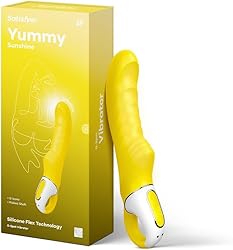 Satisfyer G-Punkt Vibrator 'Yummy Sunshine' | 12 modos de vibración | Estimulador de clítoris y punto G | Impermeable (IPX7) | Juguete sexual recargable para mujeres