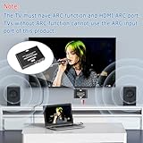 SDKDZKG 192KHz DAC Converter, HDMI ARC Audio Extractor Adapter, HDMI/Digital Optical Toslink SPDIF to Analog Optical Toslink SPDIF, ARC, L/R or 3.5 mm Jack Stereo for TV Amplifier Soundbar Speaker - Image 5