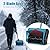 Electric Cordless Snow Shovel, 11 Inch Battery Powered Collapsible Snow Blowers with Adjustable Handle, 26ft Throwing Distance for Patio, Deck, Driveway