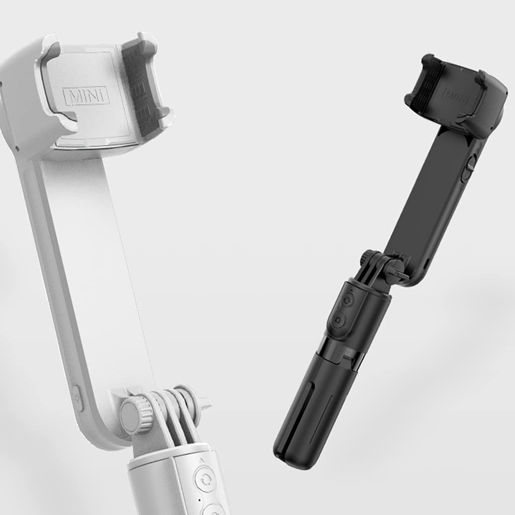 Stabilisateur portable pour smartphone avec perche à selfie extensible et trépied à distance Rotation automatique à 360°