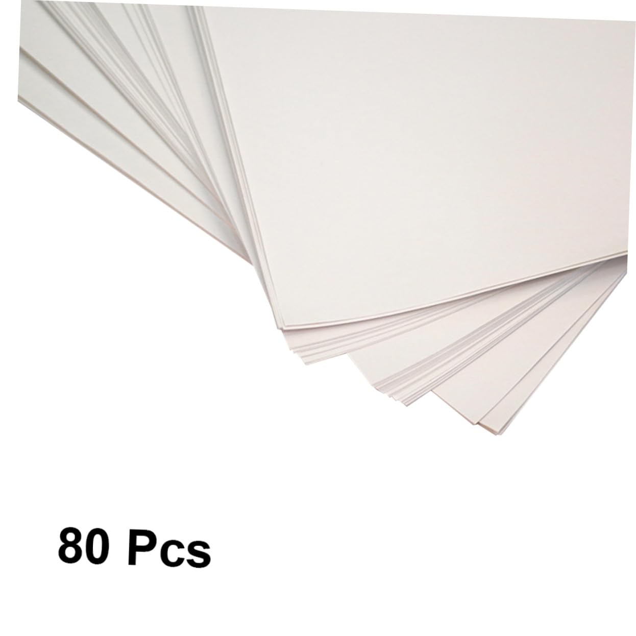 Angoily 80 Blatt Standard Skizzenpapier Säurefrei Ph neutral Glattes Zeichenpapier für Künstler Malen mit Aquarell und Umweltfreundlich Weiß für Schule und Studio