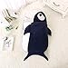 Sac de couchage pour enfants hiver animal dessin animé bébé nouveau-né épaissi plus étreinte de velours était couette anti-coup 0-36 mois-Little shark_105cm de dormir saco de dormir