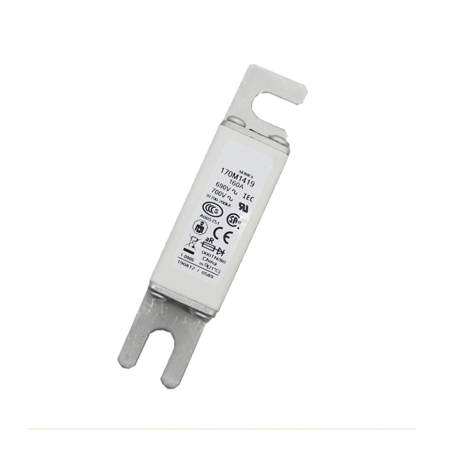 Fusibles rapides 170M1782 pour éviter les pannes de circuits