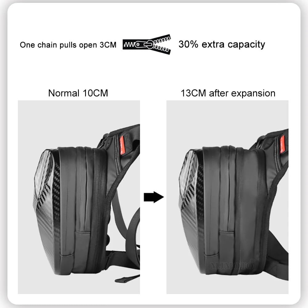 Sacoche Moto Jambe Sacoche de Jambe de Moto de Course, Sac Banane de vélo étanche, Sac de Cuisse de Cyclisme, Sac de Taille de Tourisme, Sac à Dos Noir Sacoche De Jambe Moto
