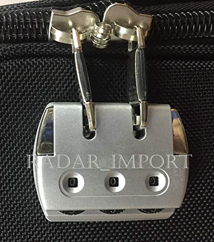 Maletin Maleta con Ruedas + Compartimiento Comercial piloto Medico Negra - imagen 5