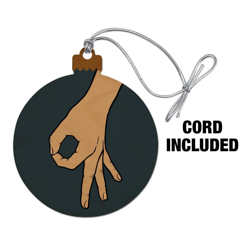 GRAPHICS & MORE The Circle Game Wood Christmas Tree Holiday Ornament