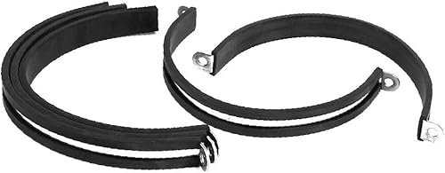 X-DREE - Abrazaderas de manguera de combustible con forro de goma EPDM de 4.134in de diámetro, 5 piezas (tubo de manguera de combustible de alambre