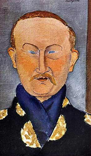 Impression d'art Modigliani Portrait Léon Bakst haute définition