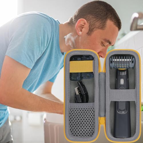 Aenllosi Hard Case for Microtouch Solo Titanium Beard & Body Razor(Case Only)