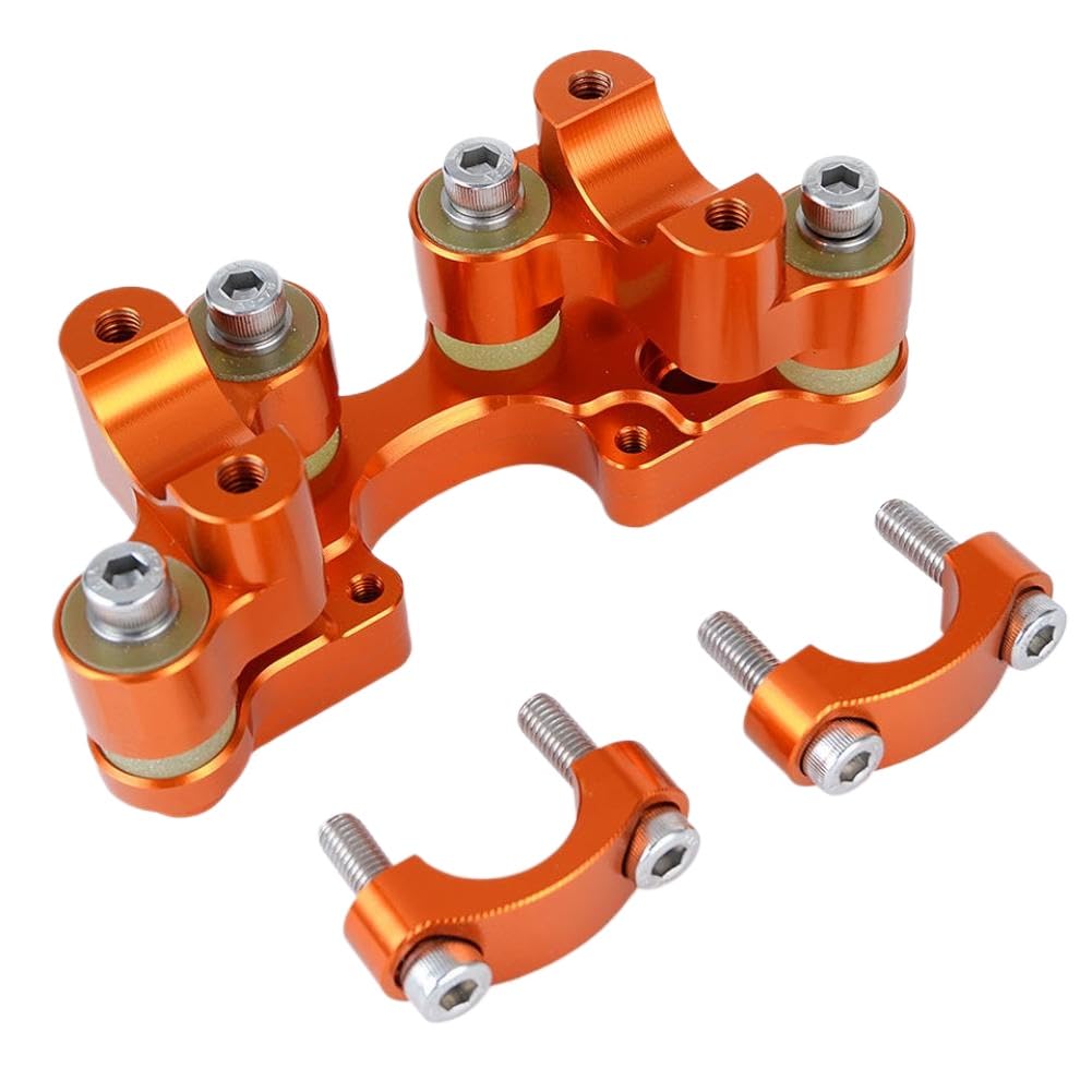 Support guidon riser moto orange compatible KTM 790 ADV R 1190