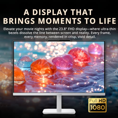 Image of Lenovo A100 23.8 inch FHD Anti-Glare All-in-One Desktop, Intel Processor N100, 32GB DDR5, 3TB Storage(2TB SSD+1TB Docking Station Set), Keyboard & Mouse, 720p HD Camera, WiFi 6, Win 11, Cloud Grey