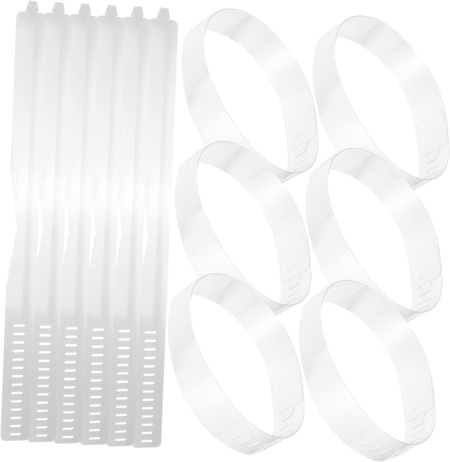 LIFKOME 100pcs Men Dress Shirt Collar Stays Plastic Collar Clips Adjustable Supports for Shirt Shaping