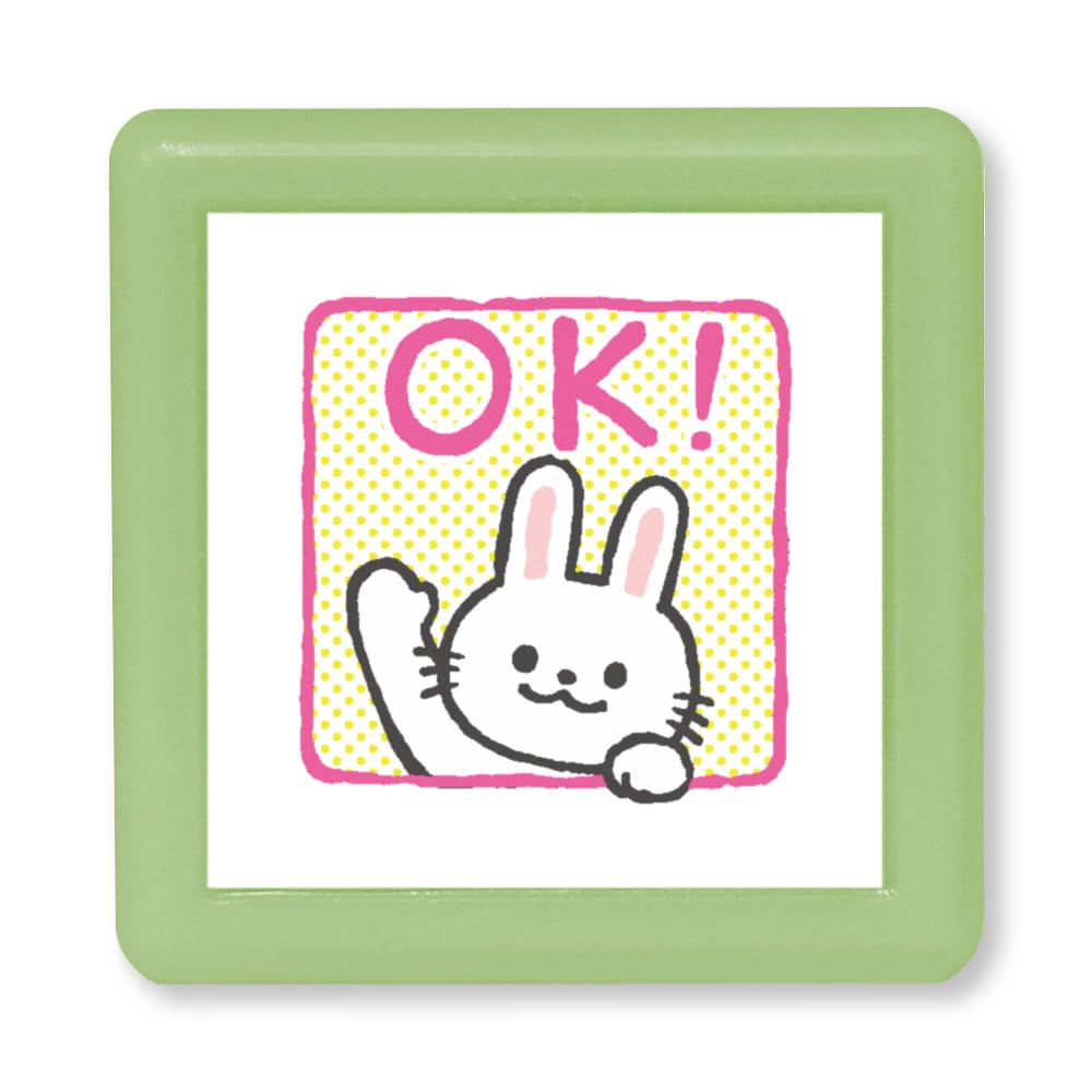 Amazon.co.jp: こどものかお スタンプ Nミニポンスタンプ OK