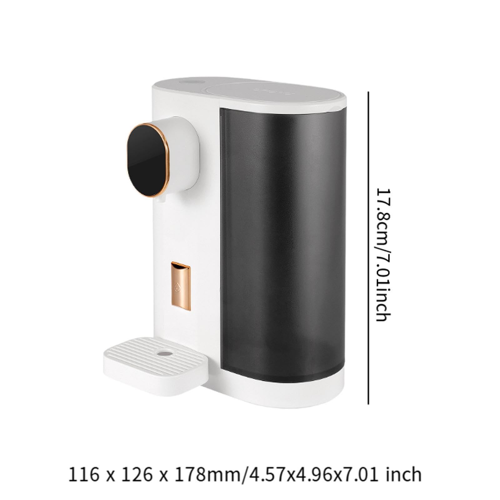 1 Dispensador Automático de Baño con Capacidad Ajustable, Ventana Visible, Depósito de 600 Ml, Instalación en Pared Y, Ada, Blanco, Individual
