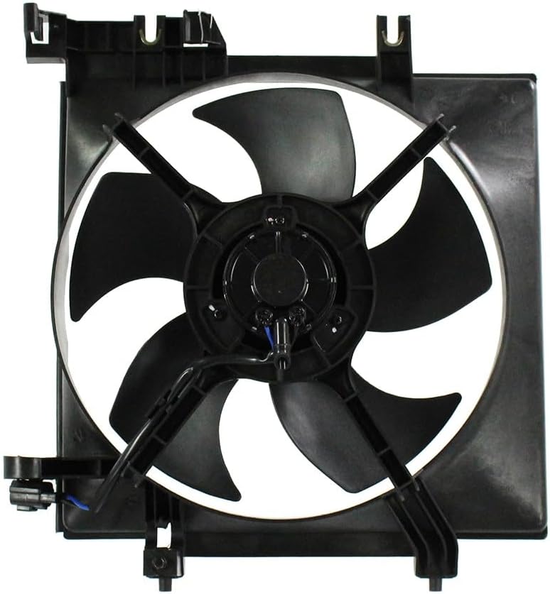 Replacement Left Engine Cooling Fan Assembly for 2005-2014 Subaru Legacy, Outback (2.5L 2458cc)
