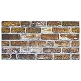 IZODEKOR Wandverkleidung Steinoptik Styropor 3D Wandpaneele - Verblender Steinoptik für Küche, Badezimmer, Balkon, Schlafzimmer, Wohnzimmer, Küchenrückwand und Teras | Altes Schloss